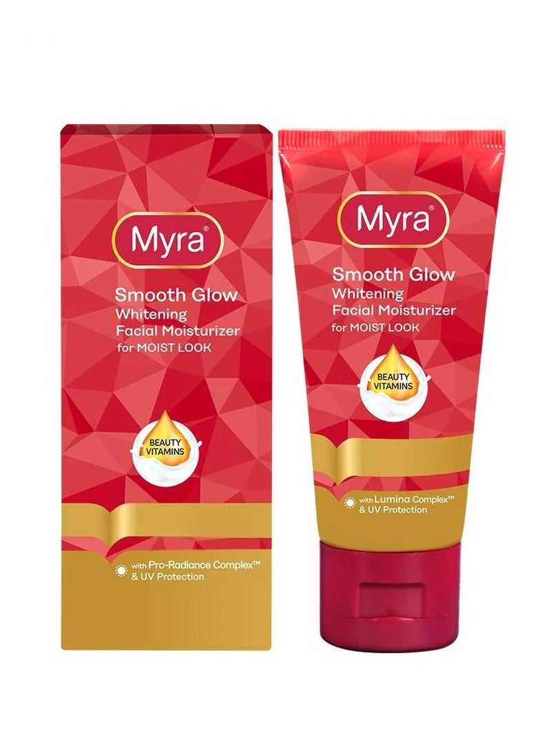 Myra Smooth Glow Whitening Facial Moisturizer 40ml