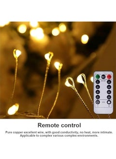 Generic Copper Wire Firecracker Light String,LED Atmosphere Fairy Light String,Cluster Fairy Lights Plug in for Holiday Party Weddings Indoor Outdoor  Tree Decorations (78.74ft-800 Lights-Plug in)  - Image 5