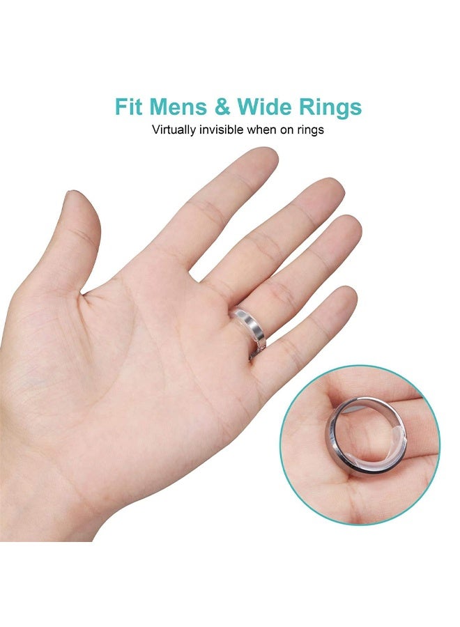 8 Pieces Ring Size Reducers - Invisible Adjuster For Large Rings - Fits All Ring Sizes - Perfect For Wedding Accessories - Men & Women, Weak Ring Size, Engagement Rings, Wedding Rings, Essentials - Image 4