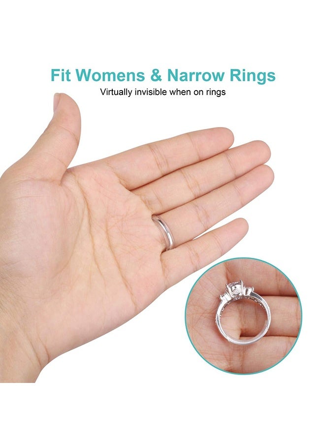 8 Pieces Ring Size Reducers - Invisible Adjuster For Large Rings - Fits All Ring Sizes - Perfect For Wedding Accessories - Men & Women, Weak Ring Size, Engagement Rings, Wedding Rings, Essentials - Image 3