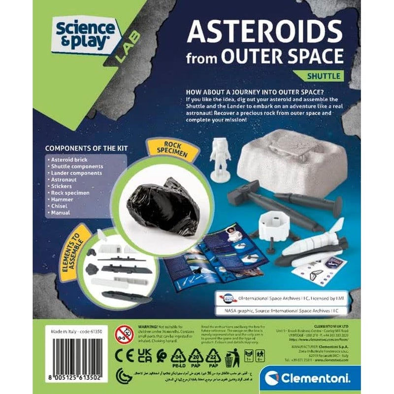 Clementoni - Science & Play Lab Asteroids From Outer Space Shuttle - 61350 - Image 3