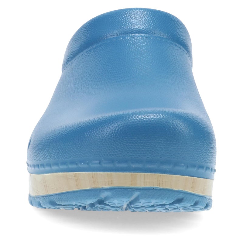 Dansko Kane Slip-On Mule Clog - Lightweight Cushioned Comfort and Removable EVA Footbed with Arch Support - Easy Clean Uppers Teal 8.5-9 M US - Image 4