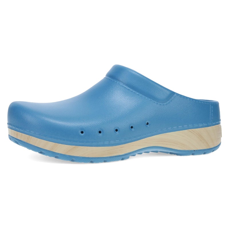 Dansko Kane Slip-On Mule Clog - Lightweight Cushioned Comfort and Removable EVA Footbed with Arch Support - Easy Clean Uppers Teal 8.5-9 M US - Image 1