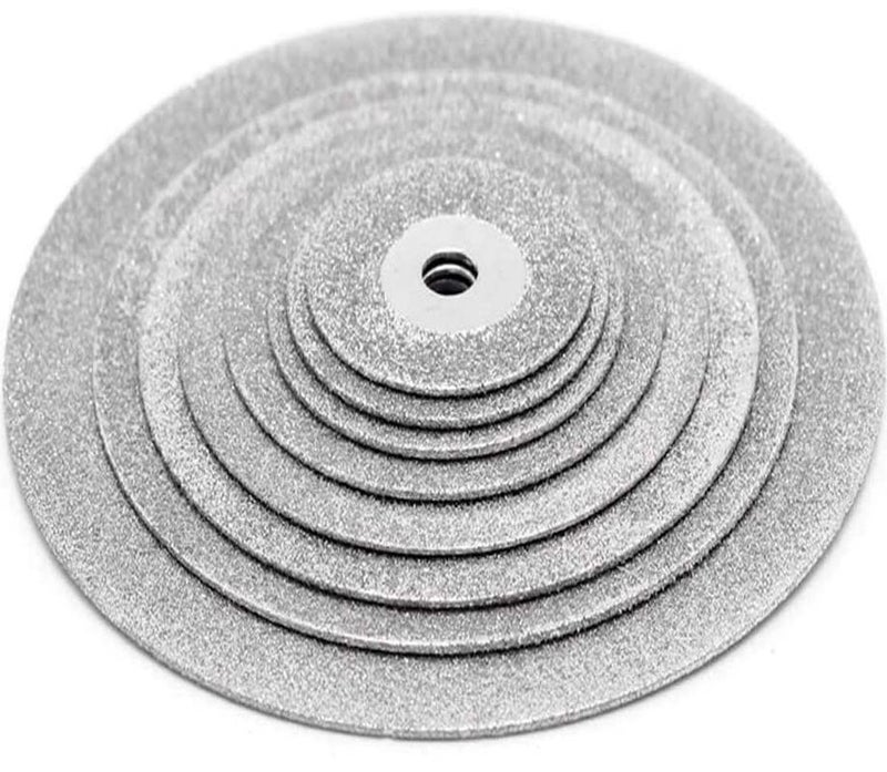 DIY Crafts 2 Sets 25mm 1 Pc Diamond Discs1 Mandrel 1 Pc Diamonte Cutting Discs Drill Bit Shank For Rotary Tool Blade 1 Mandrel Disc Saw Carv 2 Sets 25mm 1 Pc Diamond Discs1 Mandrel - Image 3