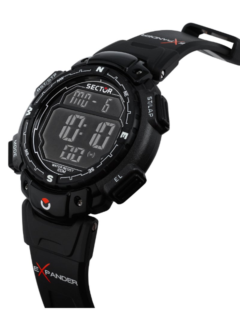 Sector Men's 51MM Grey Dial Black Nylon Watch - R3251172125 - Image 5
