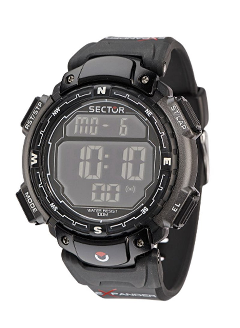 Sector Men's 51MM Grey Dial Black Nylon Watch - R3251172125 - Image 1