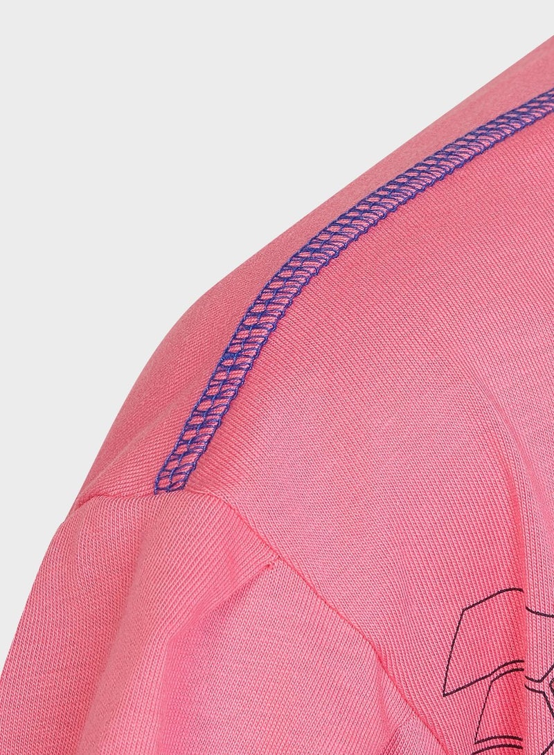 Adidas Power Cotton Loose Crop Top - Image 4