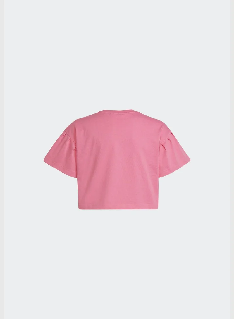 Adidas Power Cotton Loose Crop Top
