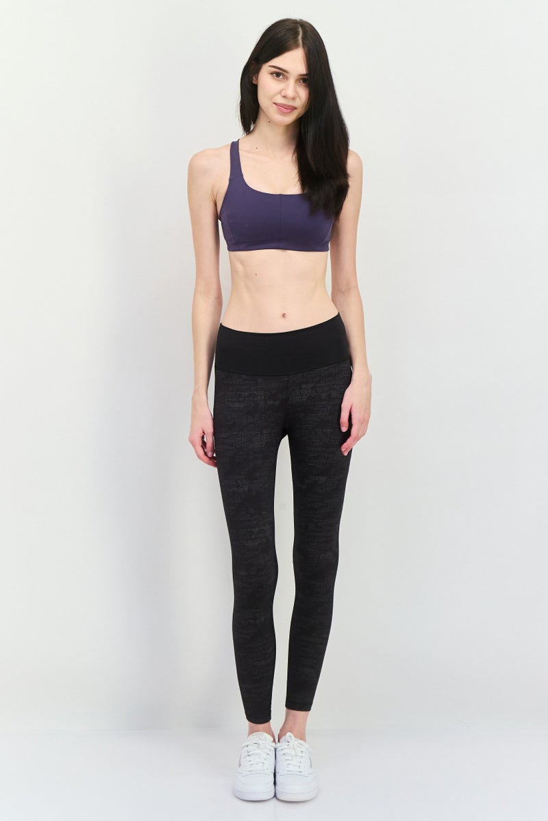 Adidas Women Sportswear Fit Brand Logo Outdoor Tights, Black - Image 4