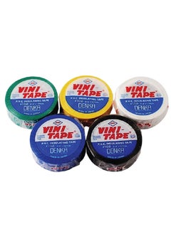 VINI Pack Of 6 Insulation Tape Multicolor For Home Industrial Office And Electric  - Image 1