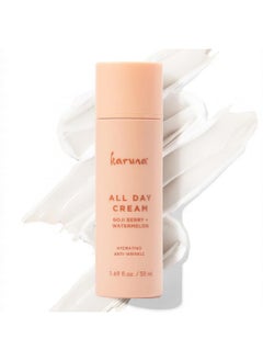 Karuna Karuna - All Day Moisturizing Cream, Anti Wrinkle Face Cream Off-Set Dryness & Fine Lines - Hydrating Facial Moisturizer, Antioxidant Watermelon Extract, Hyaluronic Acid, Goji Berries and Aloe, 50 ml  - Image 1