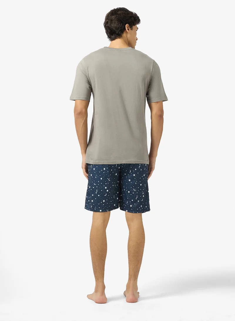 Seventy Five Nightwear T-Shirt & Shorts Set