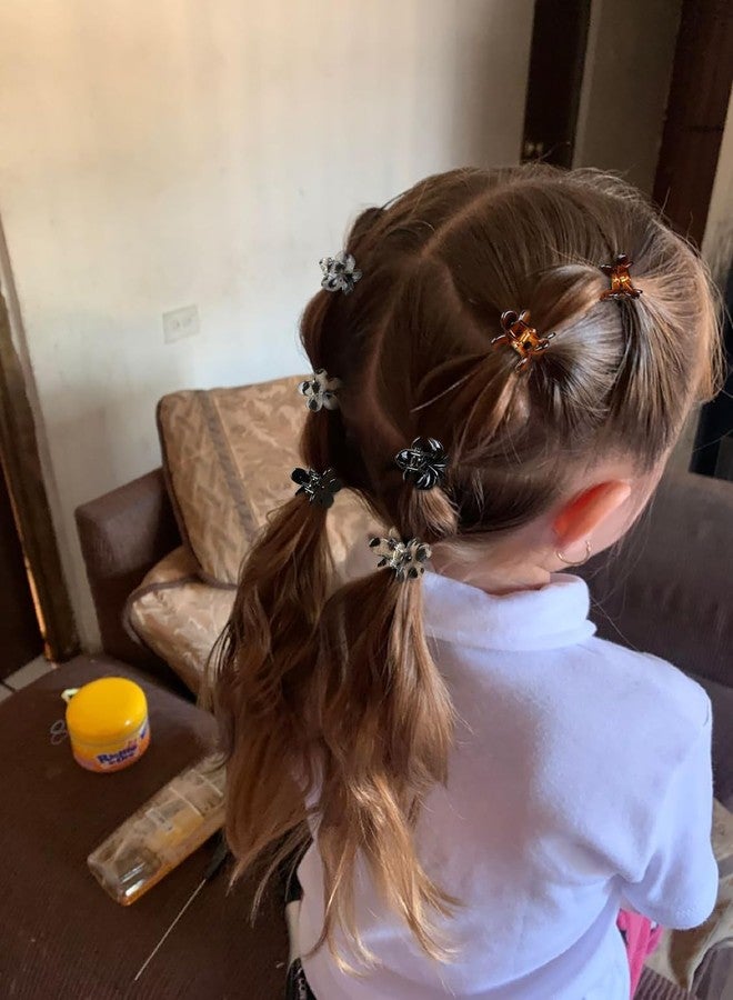 AIBFRID 36PCS Small Hair Clips Mini Flower Hair Clip for Women, Non Slip Hair Claws for Thin Hair, Cute Boho Flower Hair Accessories for Girls Toddlers, Style B - Image 3
