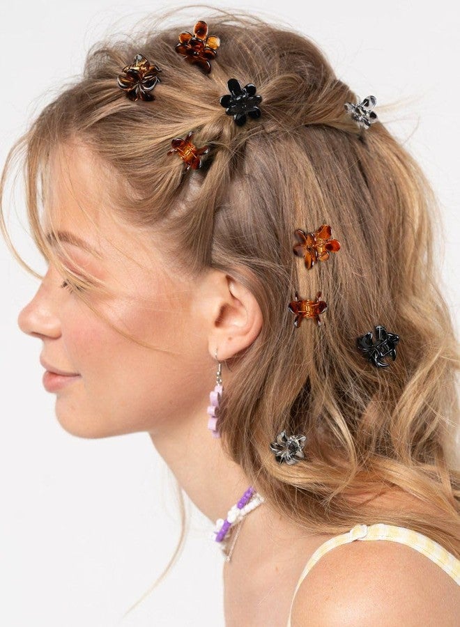 AIBFRID 36PCS Small Hair Clips Mini Flower Hair Clip for Women, Non Slip Hair Claws for Thin Hair, Cute Boho Flower Hair Accessories for Girls Toddlers, Style B - Image 5