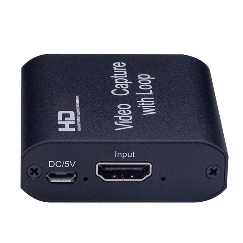 USB2.0 Video Capture Card: 4K Input 1080P Output, Portable Black Capture Box - With Loop Out, Game Live Streaming Capture Box for Teaching Medical Imaging Game Live Broadcast - Image 4