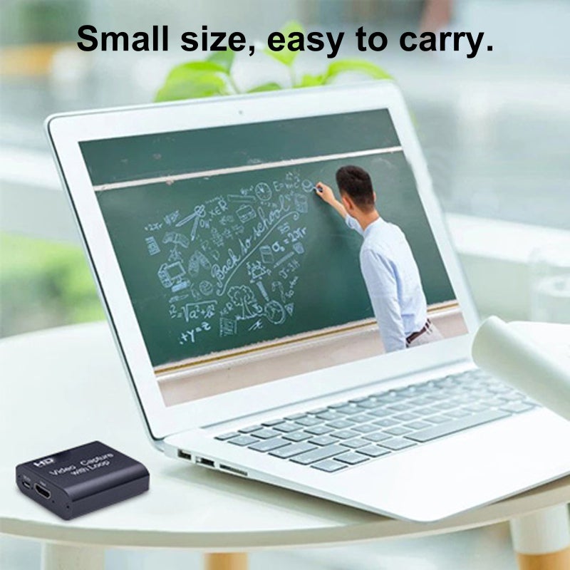 USB2.0 Video Capture Card: 4K Input 1080P Output, Portable Black Capture Box - With Loop Out, Game Live Streaming Capture Box for Teaching Medical Imaging Game Live Broadcast - Image 2