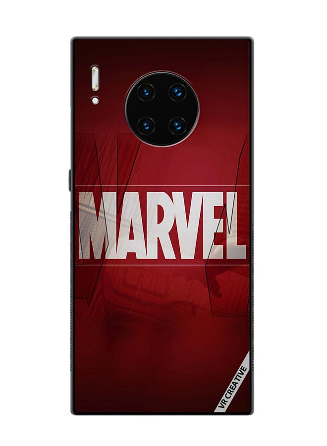 VR CREATIVE Protective Case Cover For Huawei Mate 30 Pro Marvel Logo Design Multicolour - Image 1