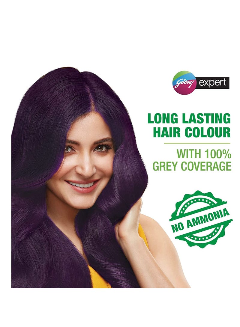 Godrej لون شعر كريمة غنية ظل 4.16 بورجوندي عبوة من 4 20 جرام بالإضافة إلى 20 مل - Image 2