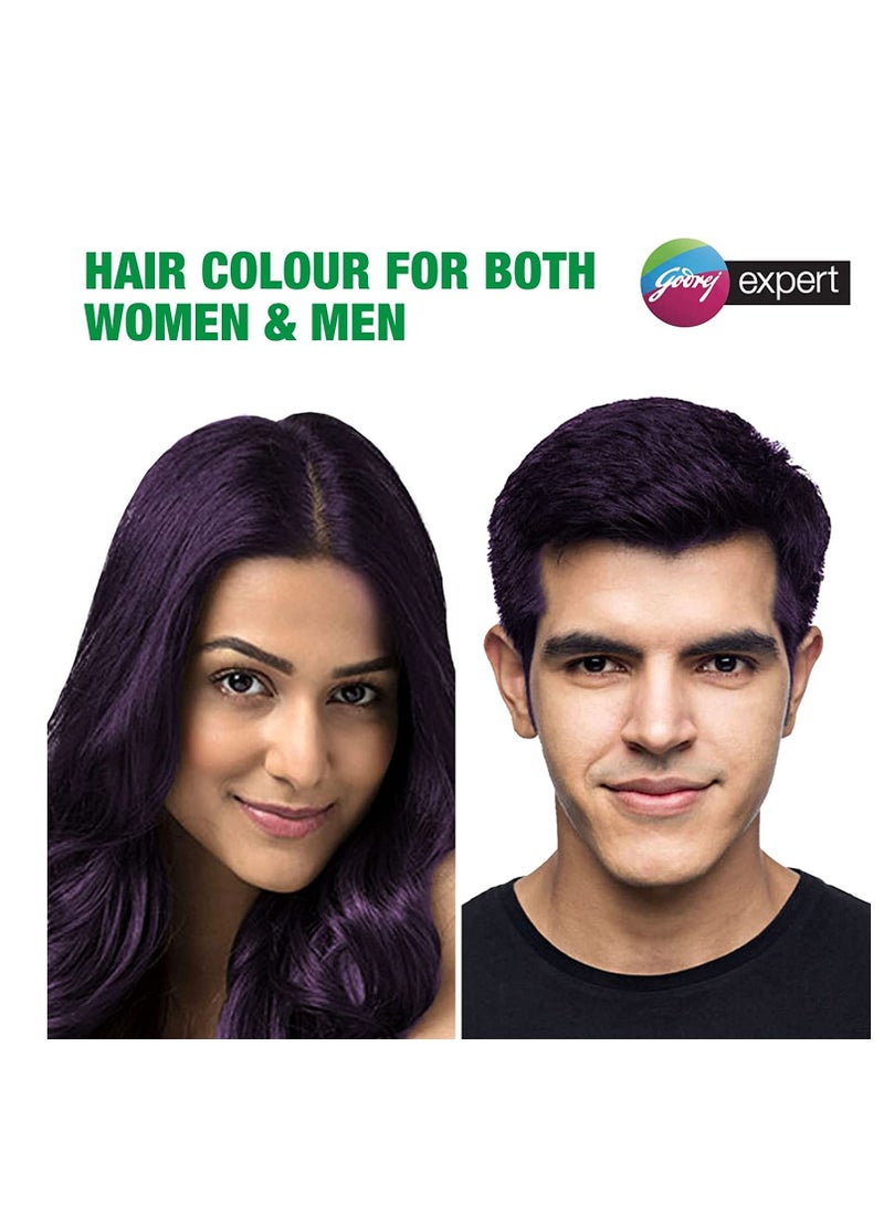 Godrej لون شعر كريمة غنية ظل 4.16 بورجوندي عبوة من 4 20 جرام بالإضافة إلى 20 مل - Image 5