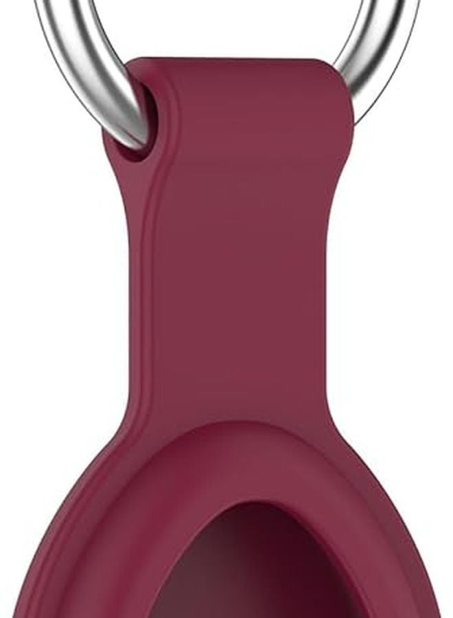 Wine Red Anti Slip Silicone Case Holder Sleeve For Tracking Device Outdoor Enthusiasts Travelers - Image 1