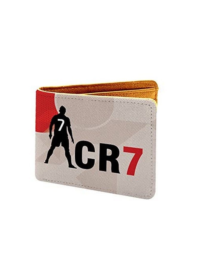 ShopMantra محفظة أولاد شوب مانترا | محفظة كرة القدم CR7 للأولاد والمراهقين | محفظة جلدية مزيفة قابلة للطي بتصميم رونالدو - Image 3