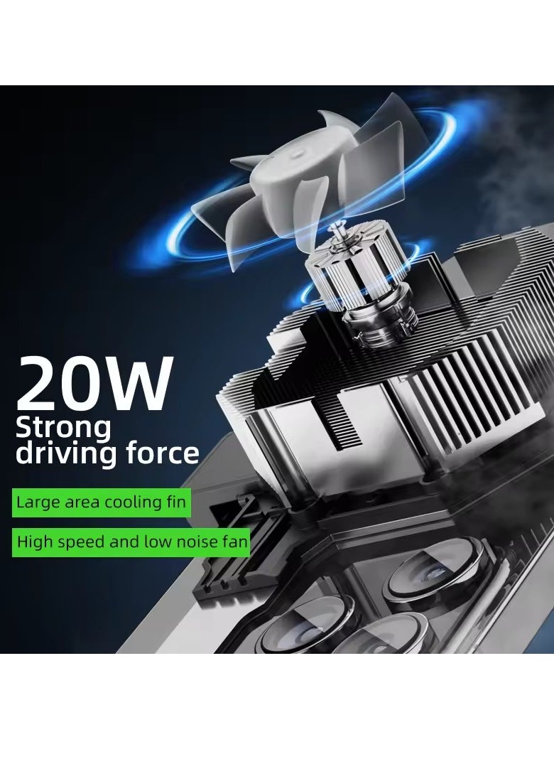piva - BIVA BX7 Mobile Cooling Fan with Large CPU Cooling Area and Magnet - Image 1