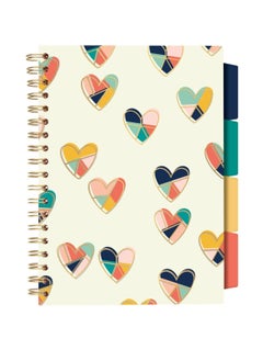 Pukka Pad B5 Size Floral Love Project Notebook With Four Divisions  - Image 1
