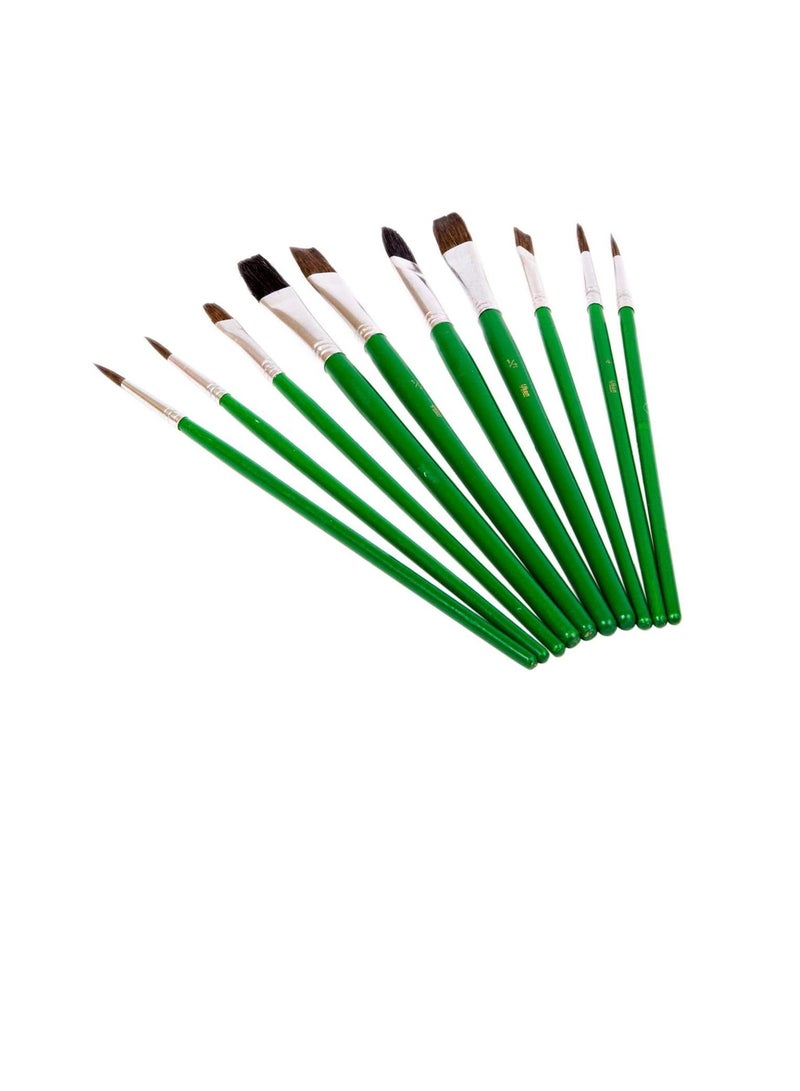 Uken Artist Brush - U39286, Set of 10 Piece - Image 1