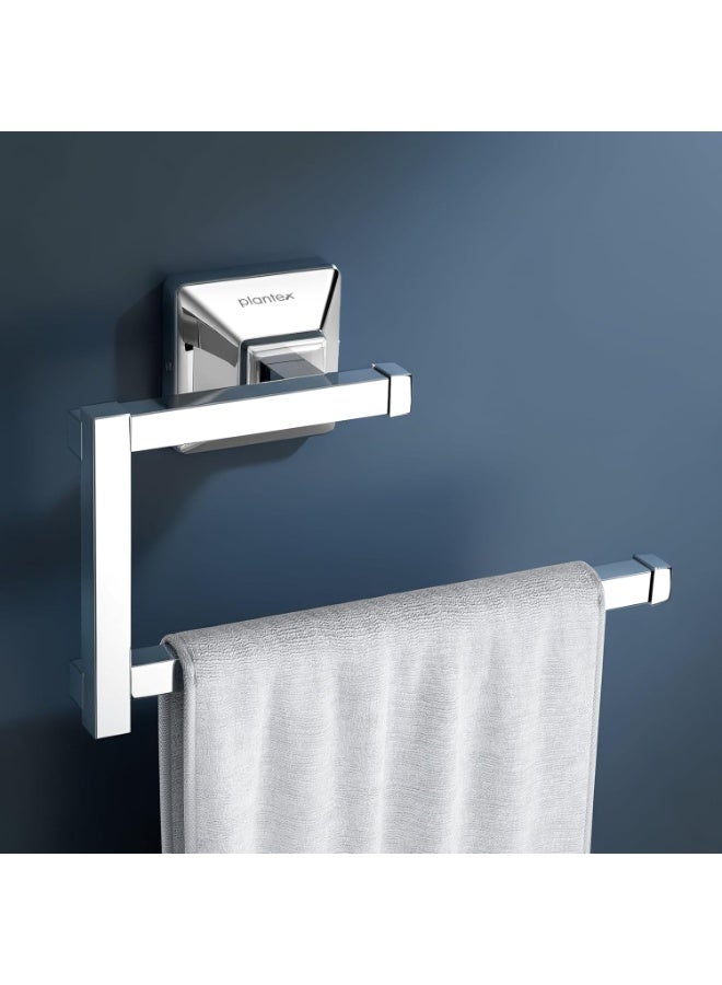Plantex 304 Grade Stainless Steel Hand Towel Hanger for Washbasin/Towel Holder for Kitchen/Napkin Holder/Bathroom Accessories - Squaro (Chrome) - Image 1