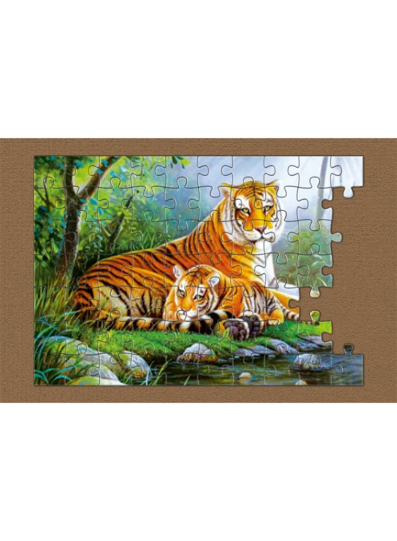 Wild Tiger in the Forest - Playful Puzzle Fun for Kids - Image 2