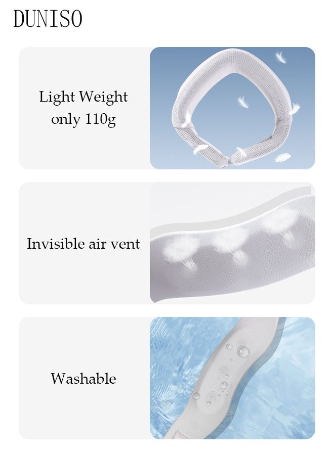DUNISO Neck Brace for Neck Pain and Support Soft Neck Support Relieves Pain & Pressure in Spine for Women and Men Wrap Align Stabilize Vertebrae Foam Cervical Collar for Sleeping  - Image 5