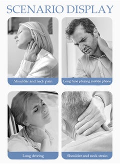 DUNISO Neck Brace for Neck Pain and Support Soft Neck Support Relieves Pain & Pressure in Spine for Women and Men Wrap Align Stabilize Vertebrae Foam Cervical Collar for Sleeping  - Image 2