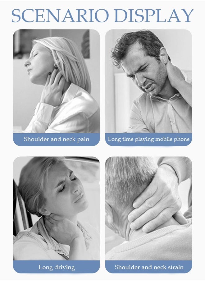 DUNISO Neck Brace for Neck Pain and Support Soft Neck Support Relieves Pain & Pressure in Spine for Women and Men Wrap Align Stabilize Vertebrae Foam Cervical Collar for Sleeping  - Image 2