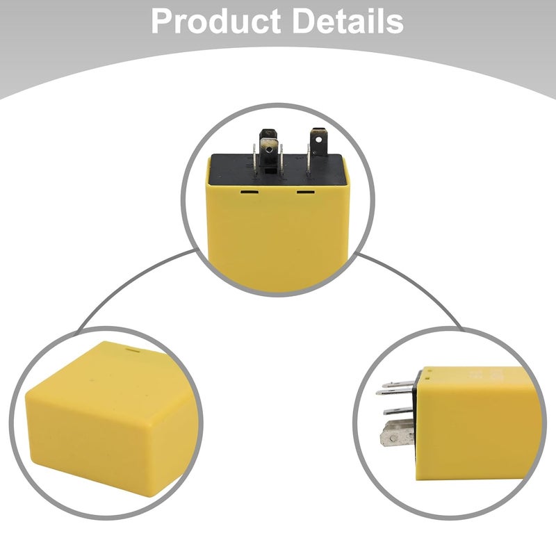 Car Accessories Hazard Lights Relay Reliable Operation Seamless Integration User-Friendly Design for Vehicles - Image 2