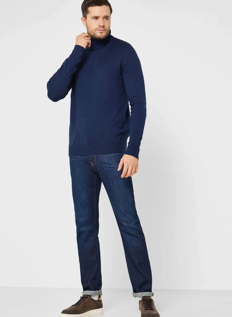 JACK & JONES Turtle Neck Knitted Sweater