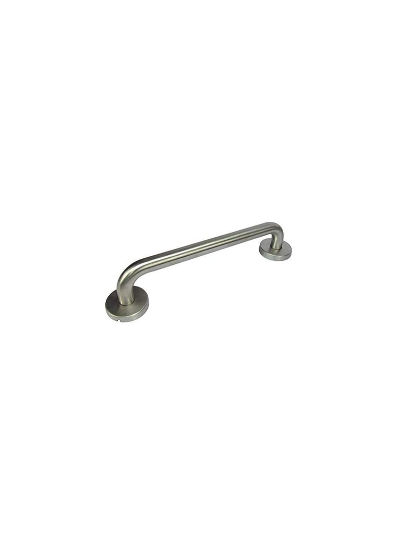 ROBUSTLINE Stainless Steel D Bar Handle | Rosette Type | 19MM x 150MM | Elderly Shower Support - Image 1