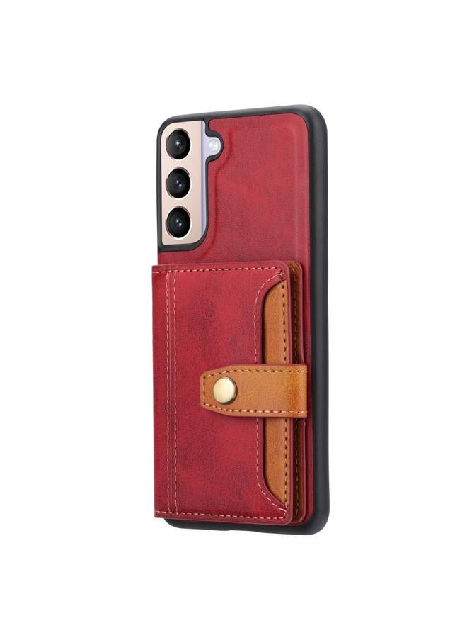 S-TOP Case For Samsung Galaxy S23 5G Calfskin Color Matching TPU + PU Phone Case - Image 2