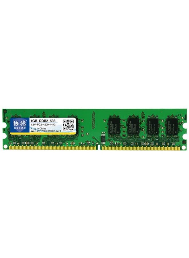 BURAQ XIEDE X014 DDR2 533MHz 1GB General Full Compatibility Memory RAM Module for Desktop PC  - Image 1