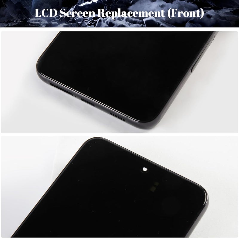 SRJTEK OLED لاستبدال شاشة Samsung S22 Plus 5g، مجموعة إصلاح شاشة LCD لـ Samsung Galaxy S22+، شاشة عرض لـ Galaxy S906U، مجموعة إصلاح شاشة تعمل باللمس مع الإطار (أسود) - Image 5