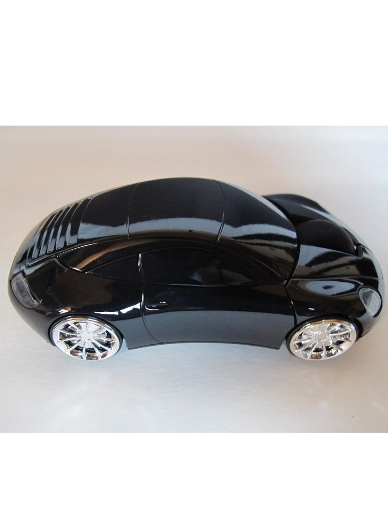 Porsche Car Optical Wireless Silent Mouse (Black) - Image 2