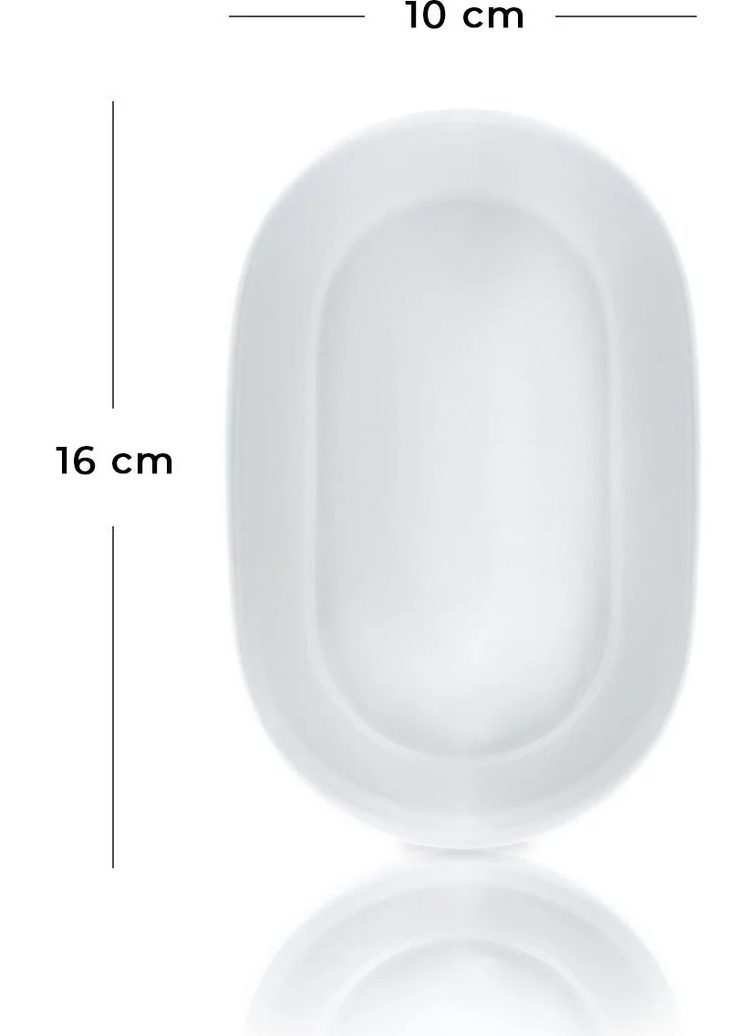 أكار Bianco Perla Gondola Presentation Bowl - 16 cm