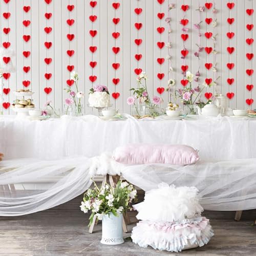Pop The Party Love Letter Foil Balloon with 4pcs Heart Bunting for Birthday Annicersary Party Decoration - Image 5