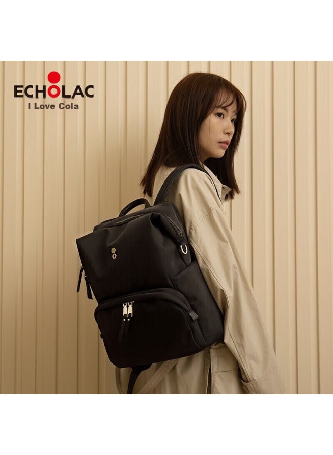 إيكولاك Echolac Backpack For Women، حقيبة سفر عصرية، حقيبة لابتوب عادية، حقيبة متعددة الاستخدامات وعصرية، هدية للصديقة، Ckp2075 Cherry Blossom Pink - Image 5
