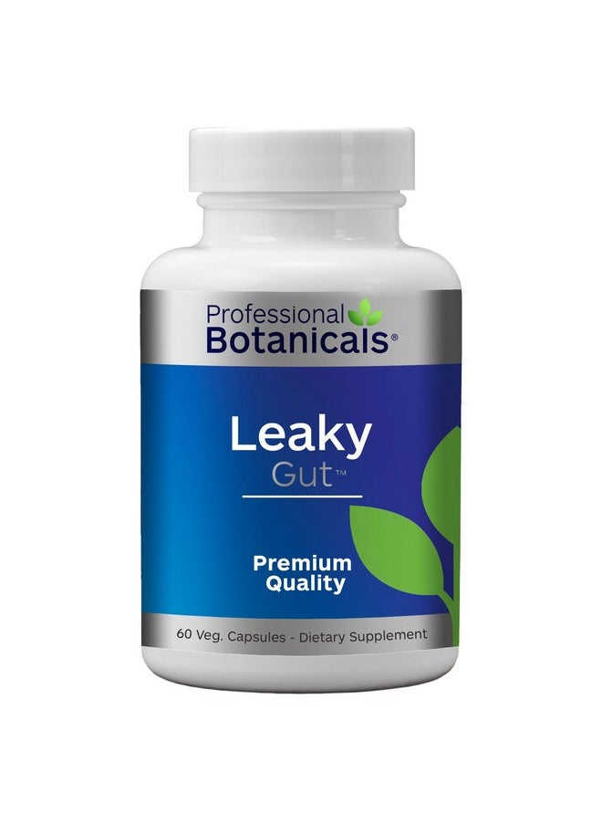 Professional Botanicals - Vegan Leaky Gut Supplement (Gut Repair Support) Better Digestion For Bloating Constipation & Gas Relief Helps Ibs & Leaky Gut 60 Vegetarian Capsules - Image 1