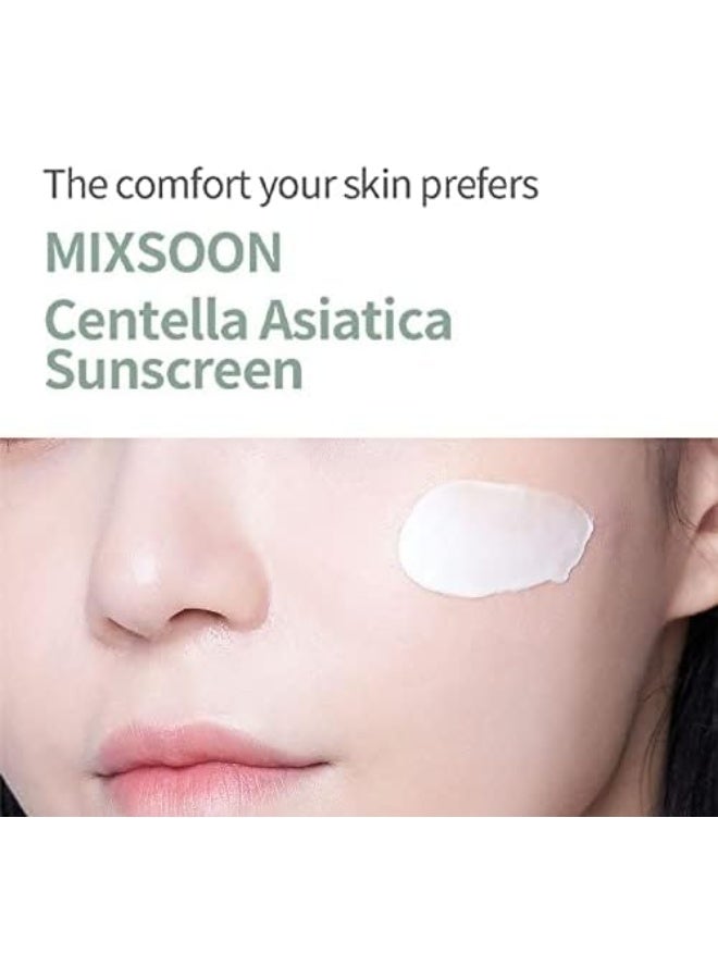 مكس سون Mixsoon - Centella Sun Cream SPF 50+ PA++++(50g) - Image 3