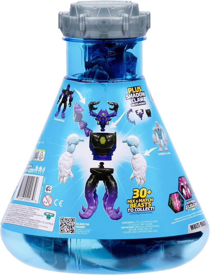 MrBeast Lab مجموعة شخصيات الحركة الهجينة من مختبر مستر بيست – اكتشف وامزج الأجزاء لإنشاء وحشين هجينيين - Image 2