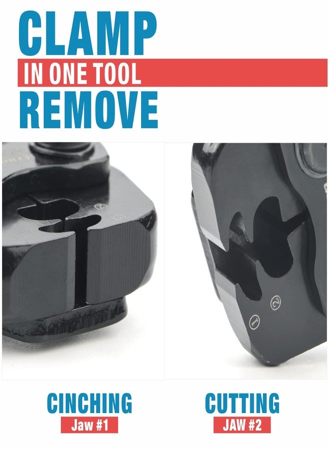 IWISS iCrimp ICP-PC02 PEX Clamp Tool for Pinching and Removing Stainless Steel PEX Clamp Rings, 3/8", 1/2", 3/4", 5/8" and 1", PEX Clamp Removal Tool - Image 5