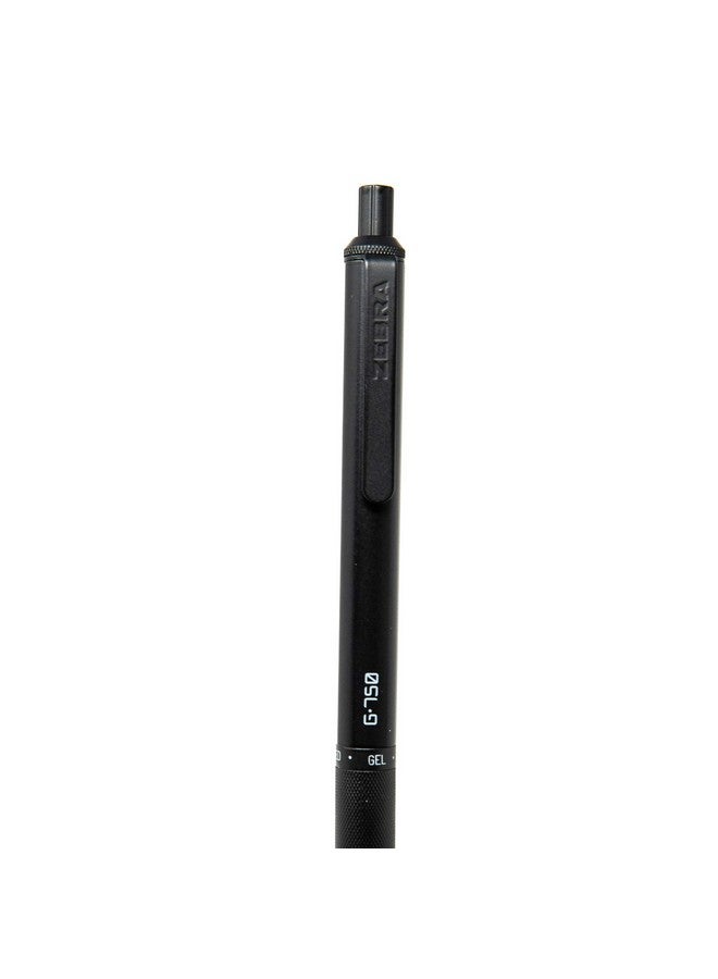 Zebra Pen G-750 Retractable Gel Pen, Black Brass Barrel, Medium Point, 0.7mm, Black Ink, 1-Pack - Image 3