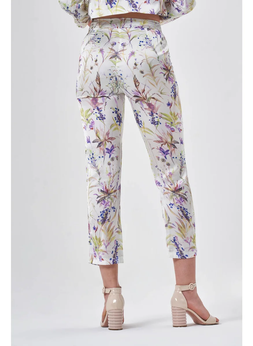 MIZALLE FLORAL TROUSERS