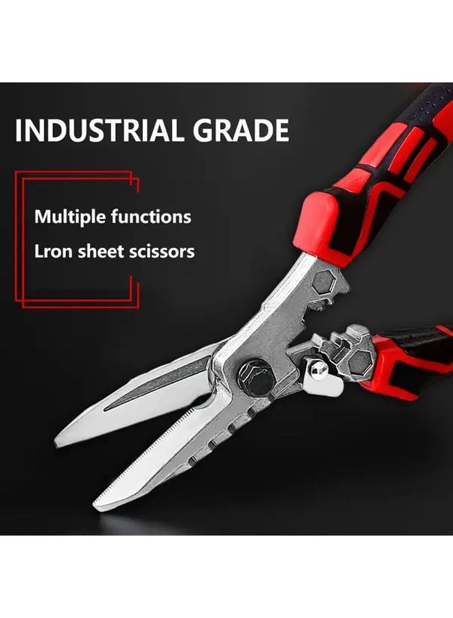 1PC Industrial Wire Stripper Cable Cutter Heavy Duty Stainless Steel Crimping Tool - Image 5